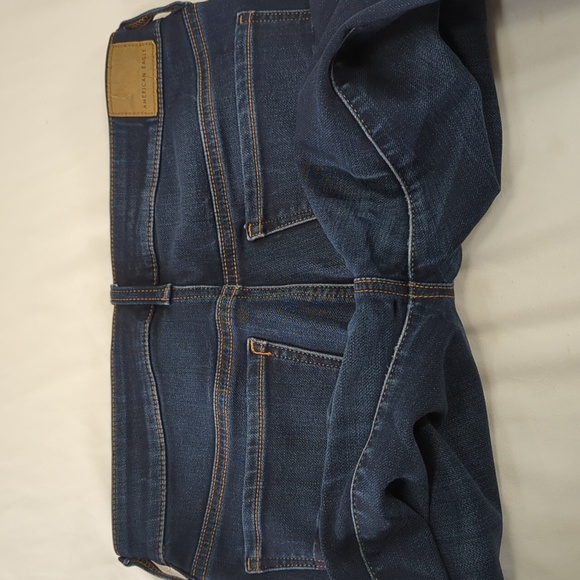 American Eagle Hi-Rise Jegging - Dark Blue 6 X-Short - Picture 8 of 15